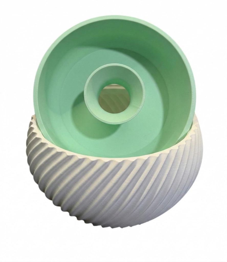 HUKA SpiroDuo, dizajnová miska na pistácie, 15 cm, farba: Obrázok produktu 