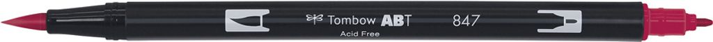 TOMBOW Doppelfasermaler "Dual Brush Pen ABT" 0,8 - 3,3 mm crimson