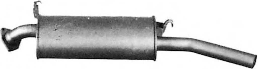 VEGAZ VS-131 Endschalldämpfer für VW Passat Variant (33B) Auspuff