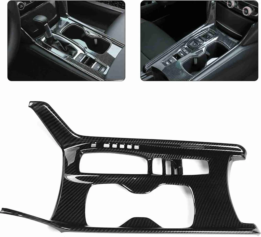Cache anti-rayure de support central carbone pour Honda Accord 2018 - 4