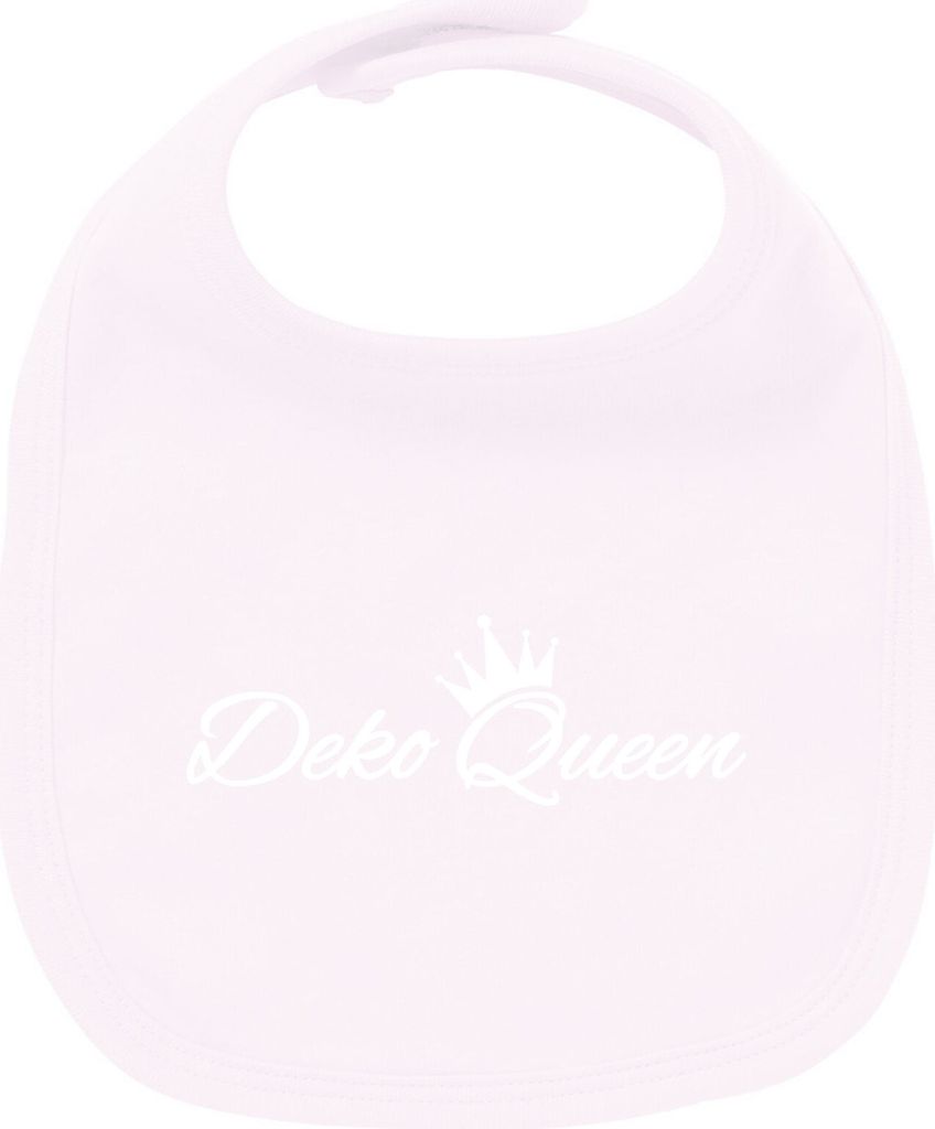 Huuraa Unisex Babylatz Deko Queen Krone Geschenk Babypink Baumwolle Deko Queen Mitbringsel