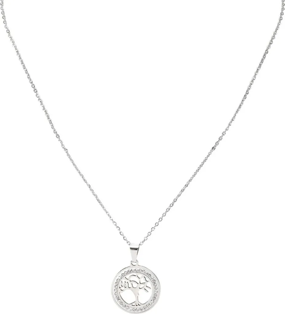 Collana Camerazar Minimal Chic Albero della Vita Acciaio Chirurgico