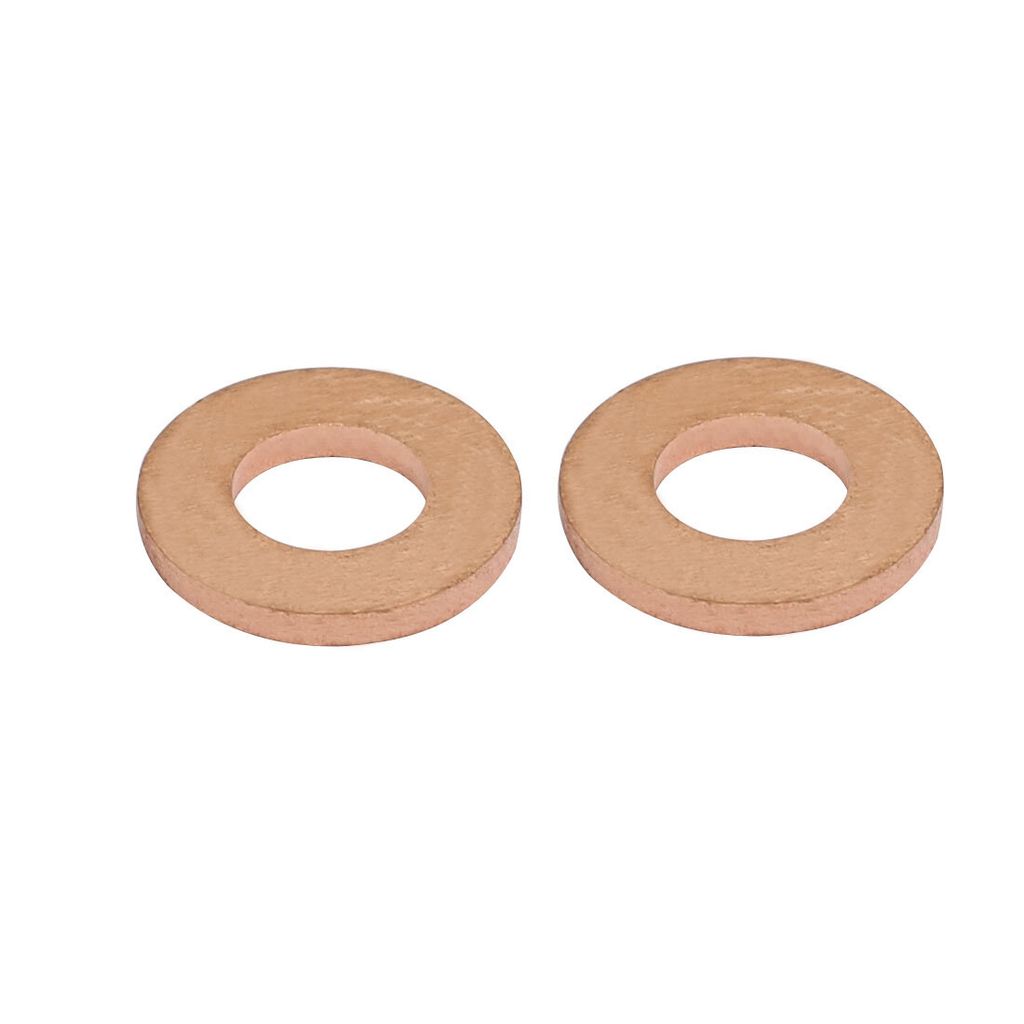 20Stk.Flache Unterlegscheiben Kupfer Dichtung Ring Dichtringe 6mmx12mmx1,5mm