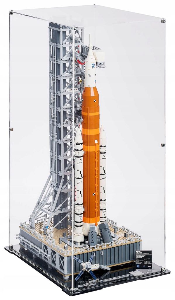 Vitrina negra para LEGO® 10341 ICONS – Cohete NASA Artemis Imagen del producto 