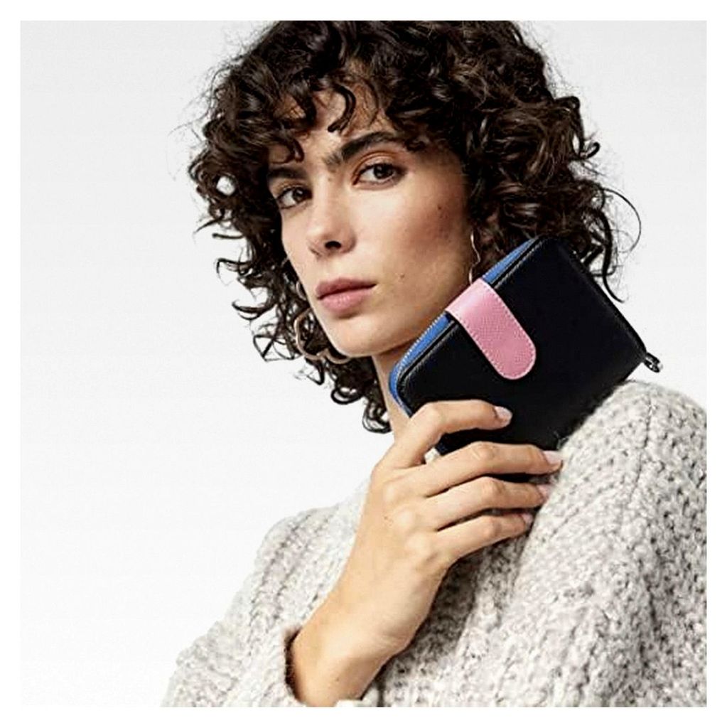 New Dubai Saf Tri-Schwarz, kleine Damen-Brieftasche