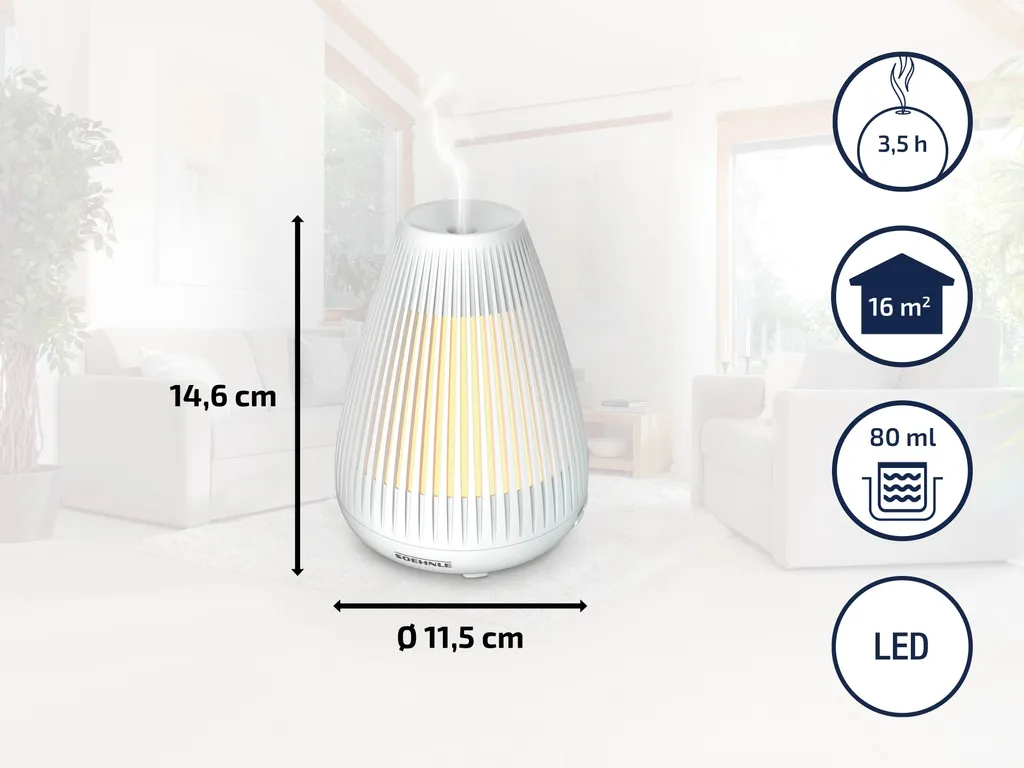 Diffuseur bien-être SOEHNLE Bari pour aromathérapie et relaxation maison - 10