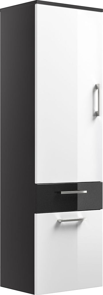 Hochschrank - Rima - anthrazit-weiss Produktbild 
