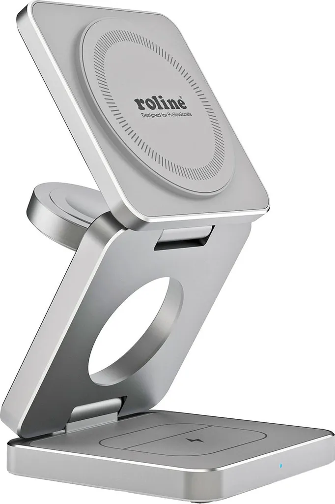 Station de Charge Induction Rapide 15W Pliable 3 en 1 Compatible Apple - 5