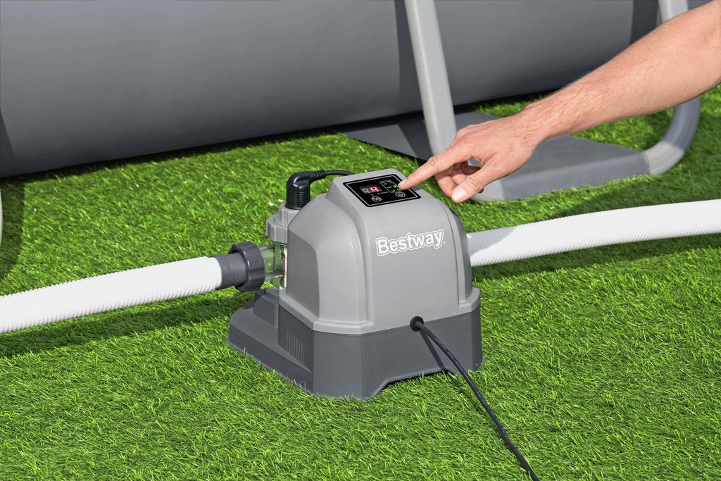 Bestway 58678 / 25, Chlorinátor na bazénovou sůl, Šedá, Obrázek produktu 