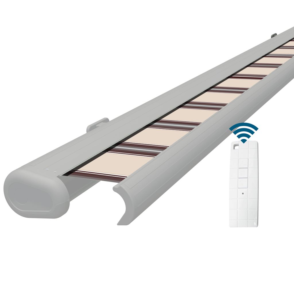 Eclipse Premium elektrische Vollkassettenmarkise 2x1,5 m mit Polyacryltuch (PA)