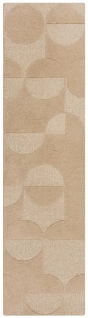 Tapis de Couloir 60x230 cm Moderno Gigi Natural, Look Tissé Doux