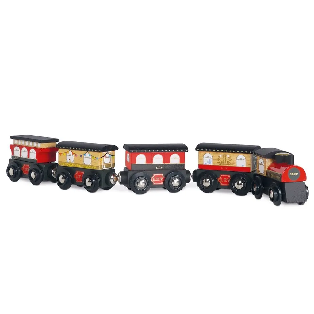 Train Royal Express Le Toy Van - Circuit 180 pièces en bois écoresponsable