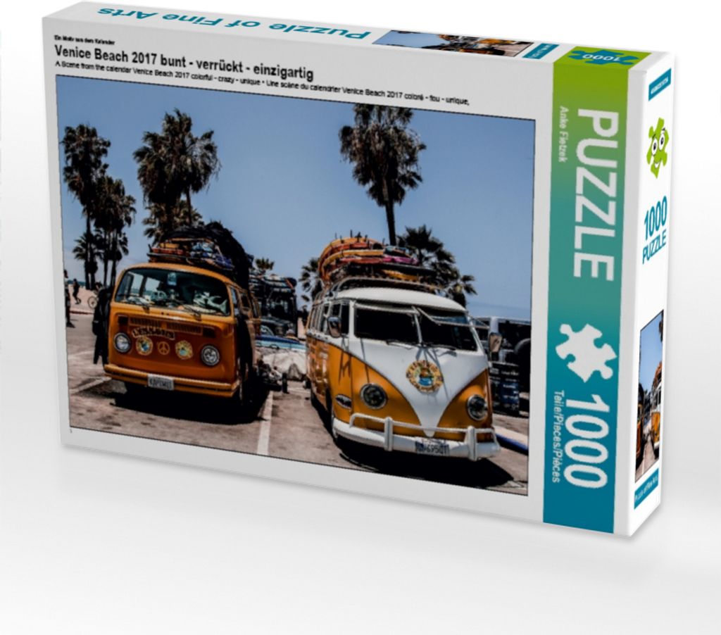 Calvendo Ein Motiv aus dem Kalender Venice Beach 2017 bunt - verrückt - einzigartig 1000 Teile Puzzle quer 640x480mm, Fietzek Anke; 7328992
