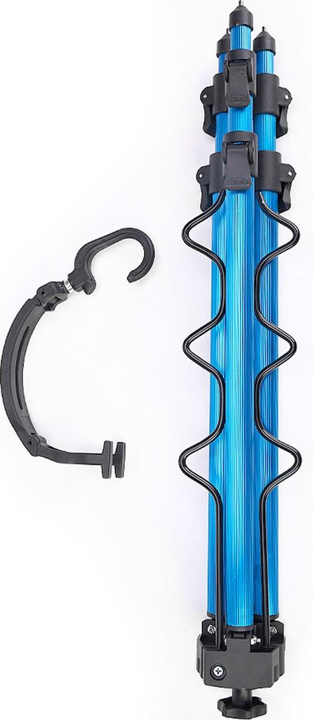 Tragbare Angelruten Stativ Stand Teleskop Aluminiumlegierung Angelrutenhalter für Meer Strand Ufer ausziehbar Angelrutenhalter C Stil
