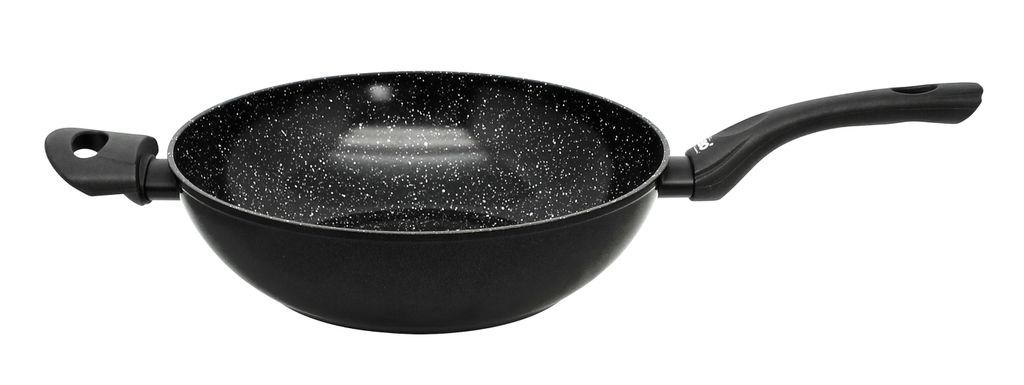 ELO Belugo Wokpfanne Geschmiedetes Aluminium antihaftbeschichtet Induktion schwarz 28cm