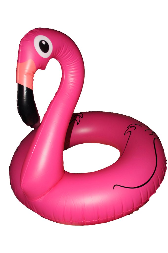 Großer XL  aufblasbarer Schwimmring Schwimmreifen  Flamingo Produktbild 