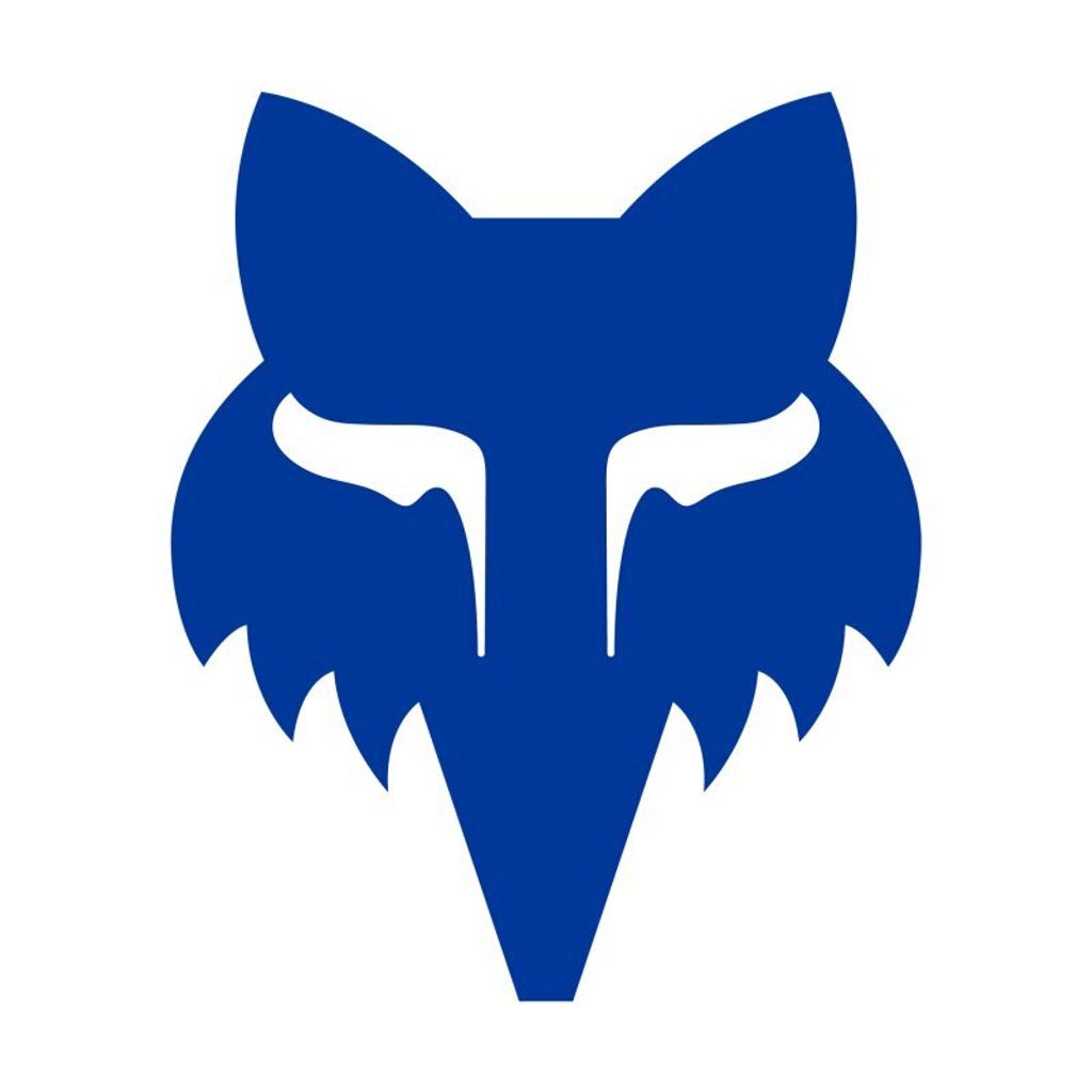 Fox Head 1.5" - Blue
