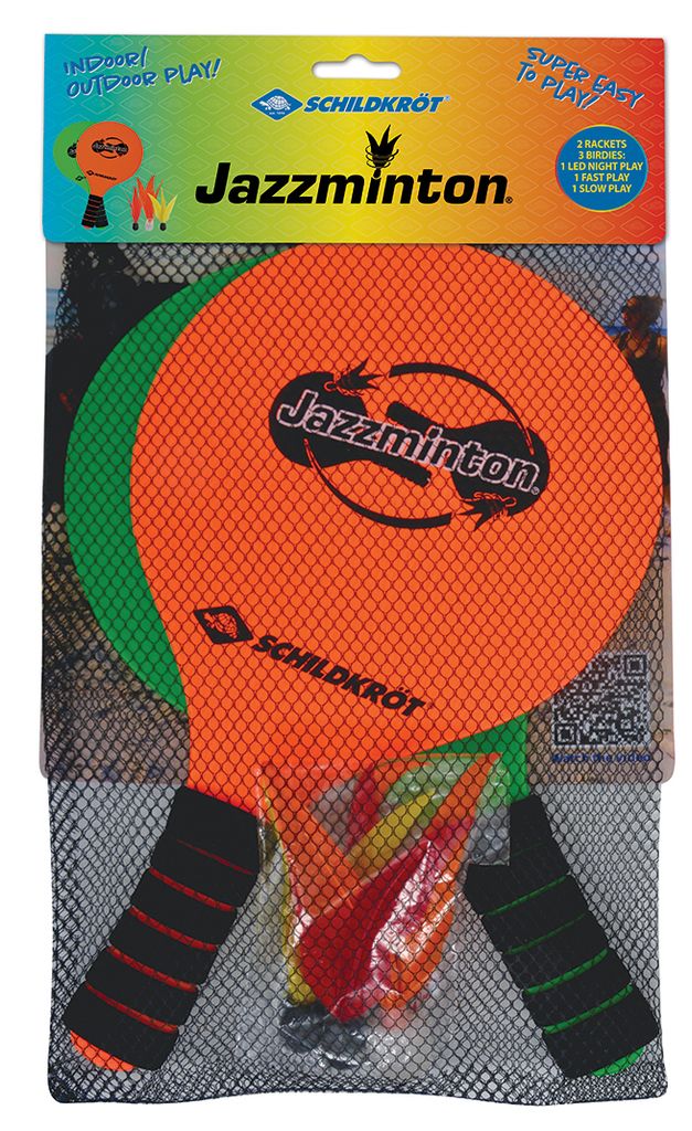 thumbnail image 2 of PicklePong – Jazzminton Style Paddle Game – Indoor/Outdoor Sport Set 2 of 6