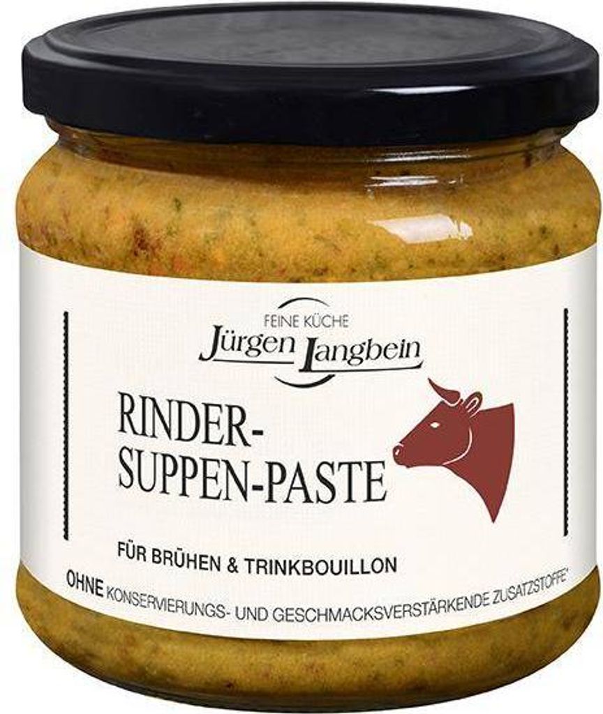 Jürgen Langbein Rinder-Suppen-Paste 400 G Glas Glutenfrei Lactosefrei