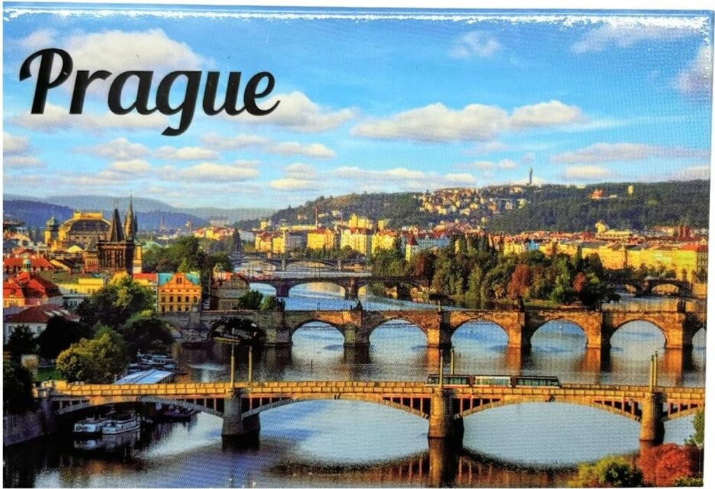 GiftyCity Magnet Prag Brücken Produktbild 