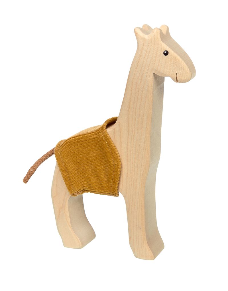 sigikid Cudly Wudly Holztier Giraffe, Holzfigur, Spielfigur, Holzspielzeug, Spielzeug, Dekoration, 39393