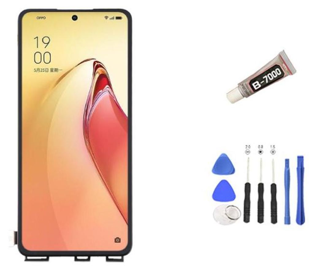 Für OPPO Reno 8 Pro CPH2357 LCD Display Bildschirm Touchscreen