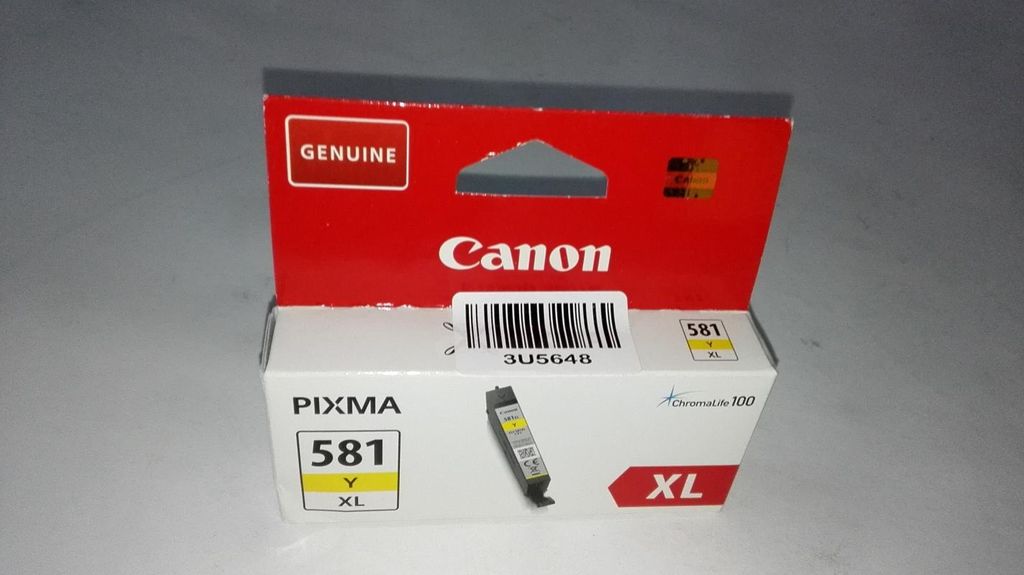 Canon CLI-581 XL Gelb Tintentank, Gelb, Tinte auf Produktbild 