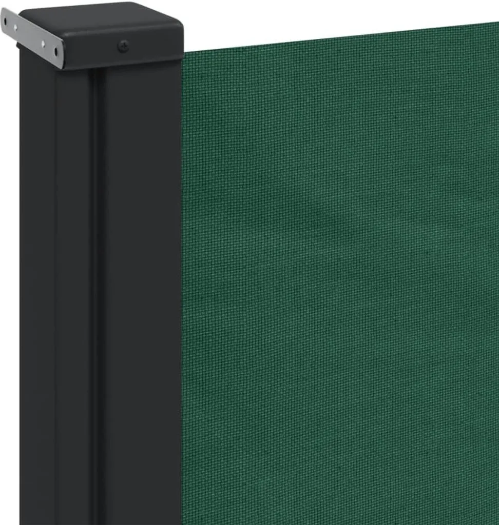 Offerta vidaXL Tenda Laterale Estensibile 117x300 cm Verde Scuro Privacy - 7