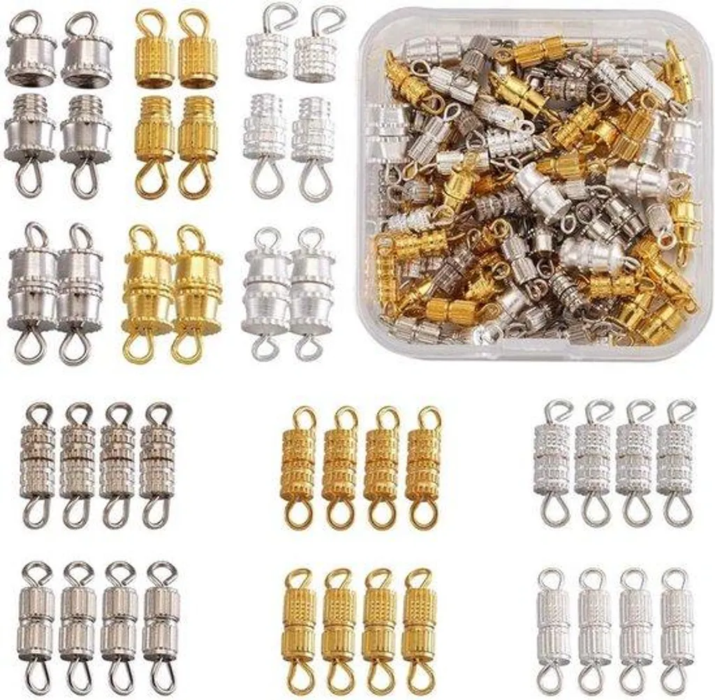 Création bracelets sans pince : kit 90 pièces fermoirs faciles