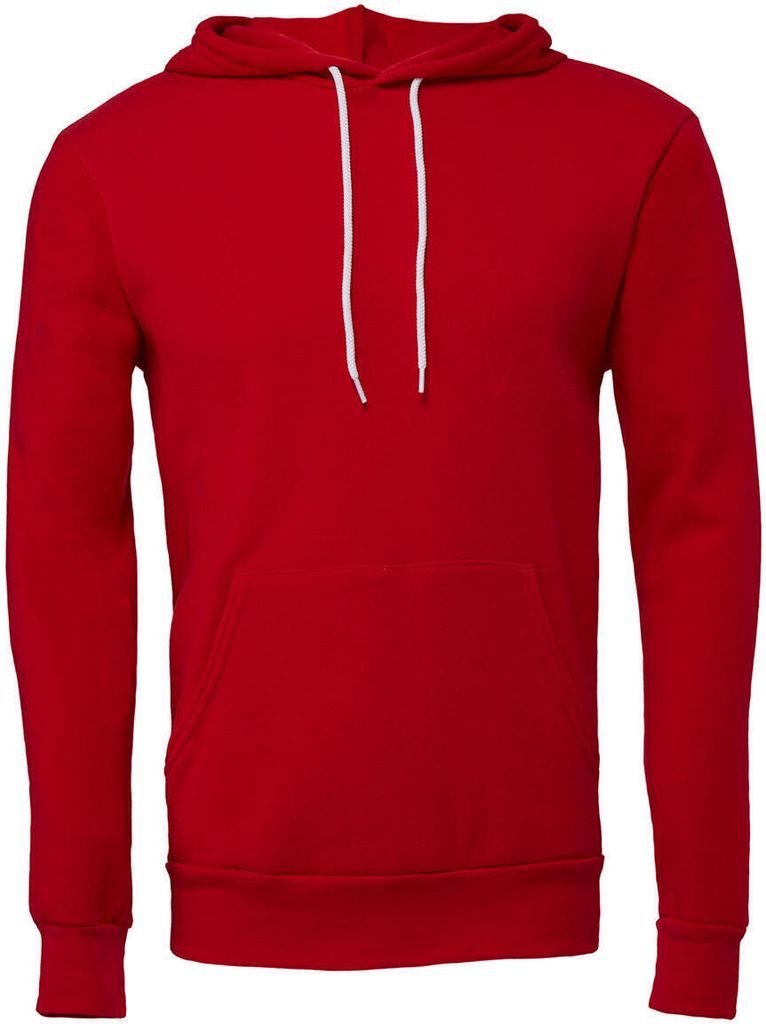 Canvas Uni Poly-Baumwolle Fleece Pullover Hoodie
