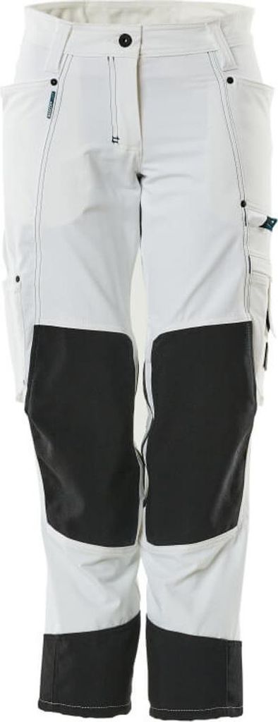 Mascot Hose ADVANCED mit Knietaschen Damen DIAMOND CORDURA 18378 Gr. 40 weiss