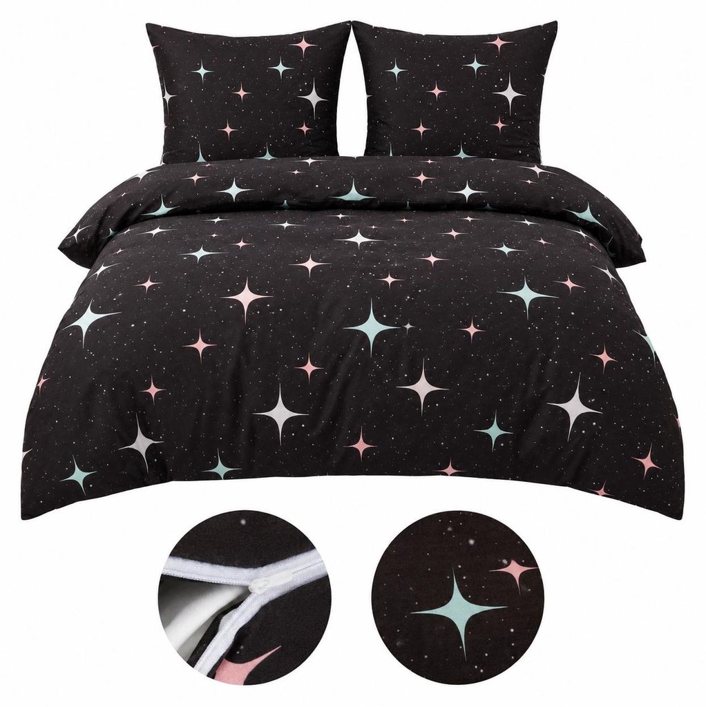 Pościel 140x200 z 2 Poszewkami 70X80 Komplet Dwuosobowej Zdjęcie produktu  Obraz wygenerowany przez AI
