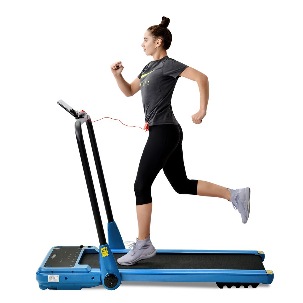 Elektrisch Laufband Heimtrainer Fitnessgerät Jogging Heimtraining Home 
