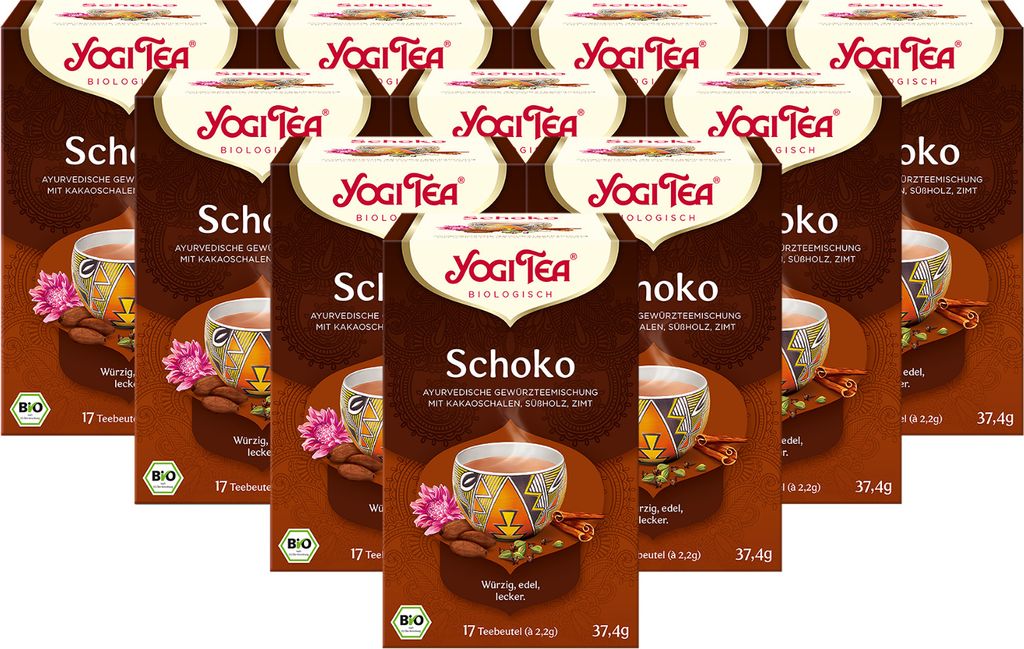 10 x  YOGI TEA Schoko | 10 x 37,4g Produktbild 