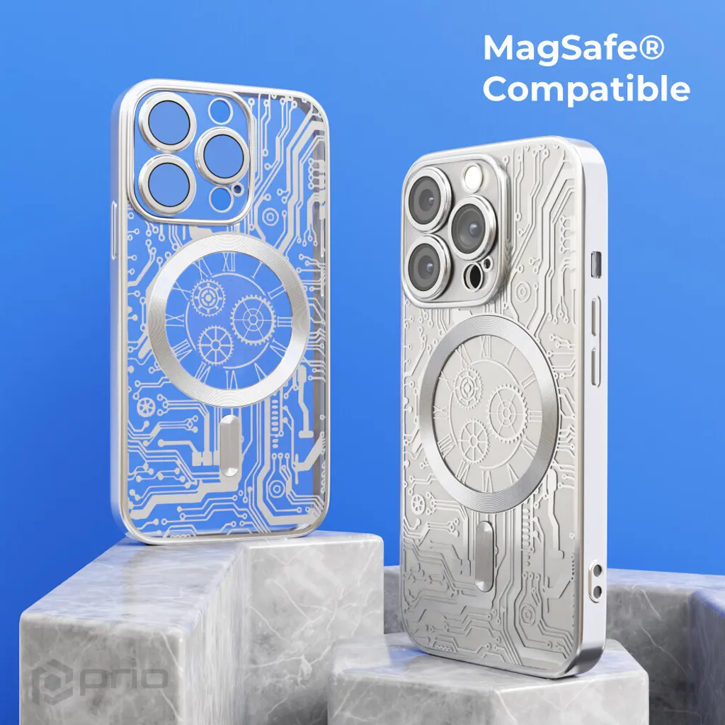 prio elegante custodia per cellulare MAG per iPhone 11 Pro argento