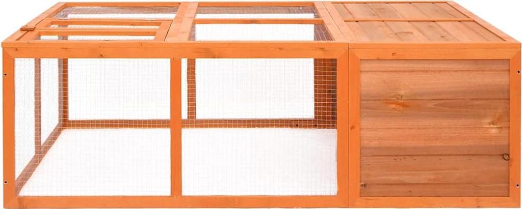 vidaXL Zahradní klec pro zvířata 150x100x50 cm Masivní Obrázek produktu 