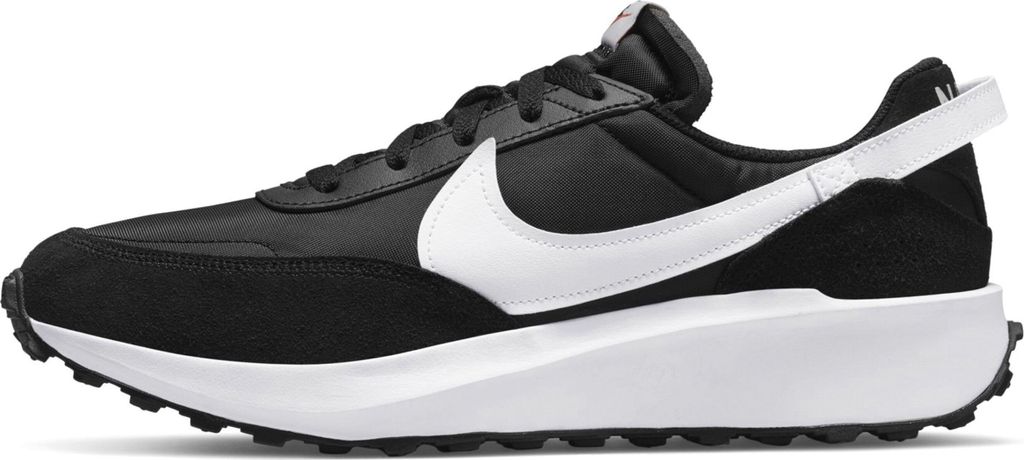 Nike Sneaker 'Waffle Debut' black/white-orange-clear, Herren:43 EU
