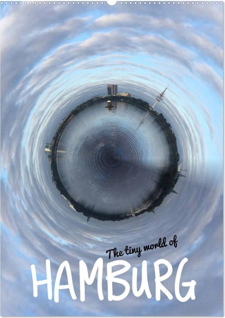 The tiny world of HAMBURG (Wandkalender 2026 DIN A2 hoch), CALVENDO Monatskalender