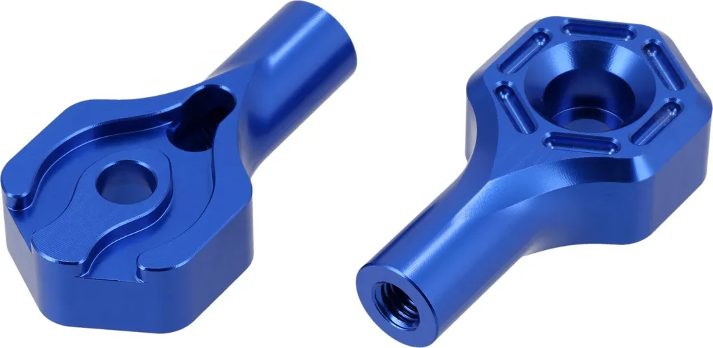 Tuning Simson S51: Portapacchi Anteriore Blu Alluminio CNC con LED