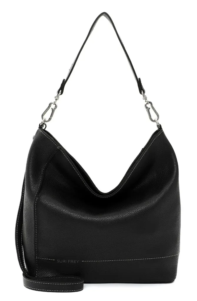 SURI FREY Misty: Borsa Hobo Nera in Similpelle - Qualità Garantita