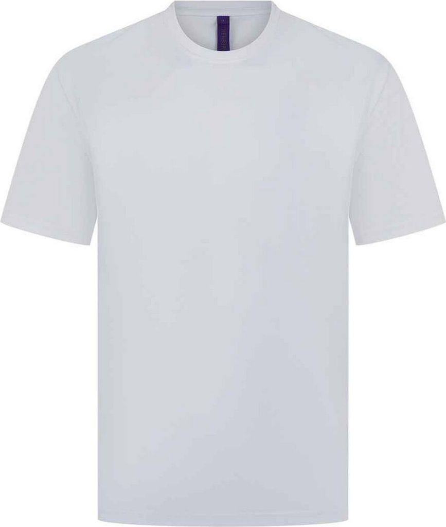 Henbury - T-Shirt für Herren/Damen Uni, Feuchtigkeitsabweisend, CoolPlus PC7868 (XXL) (Weiß)