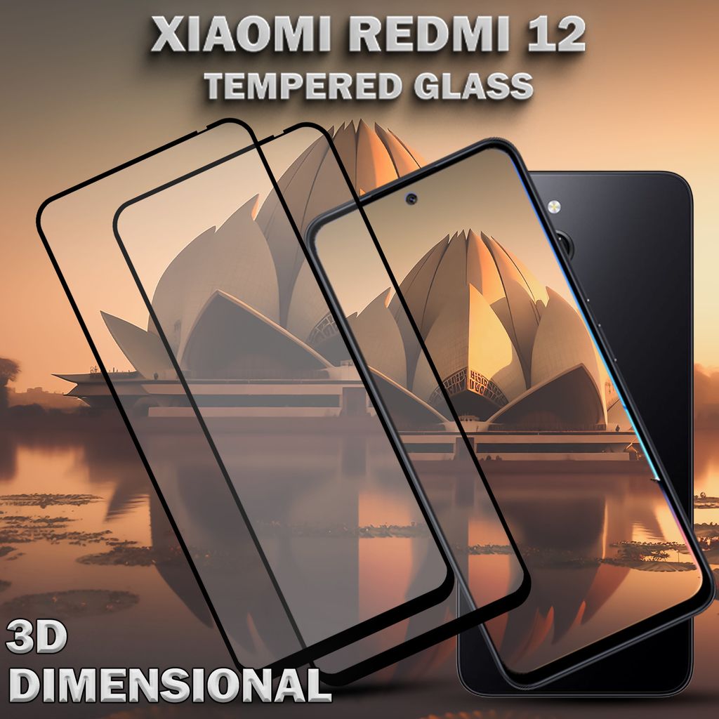 2-pak Xiaomi Redmi 12 4G - szkło hartowane 9H - wysokiej Zdjęcie produktu 4