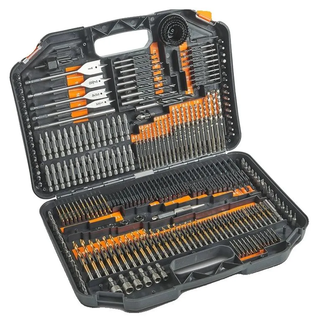 Kit complet de perçage 246 pièces pour aménagement intérieur et extérieur