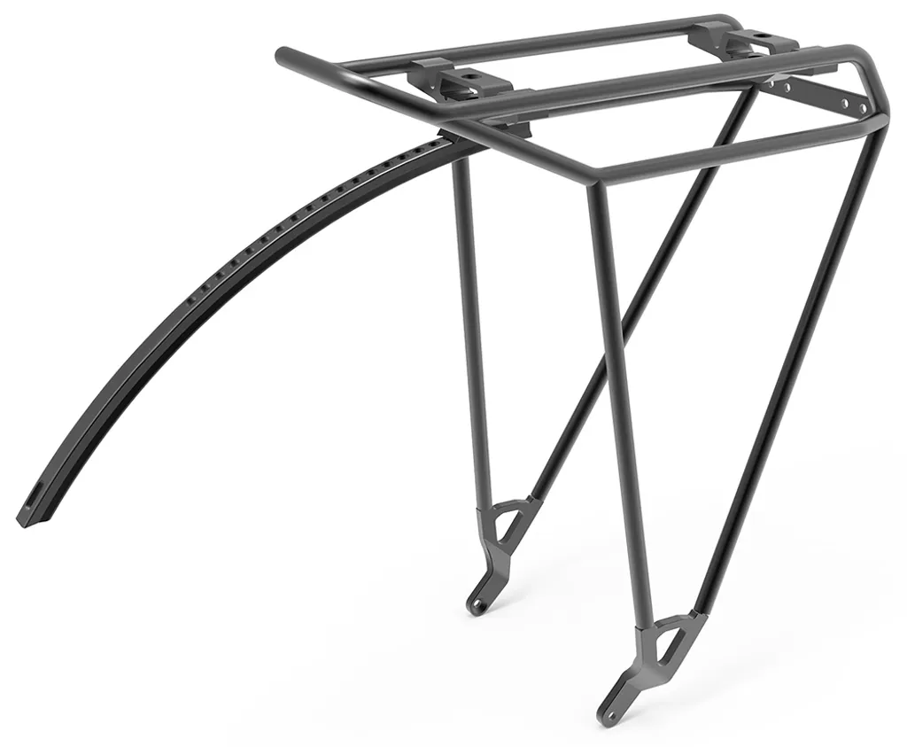 Porte-bagages Acid Sic Pure Rilink léger en aluminium argenté