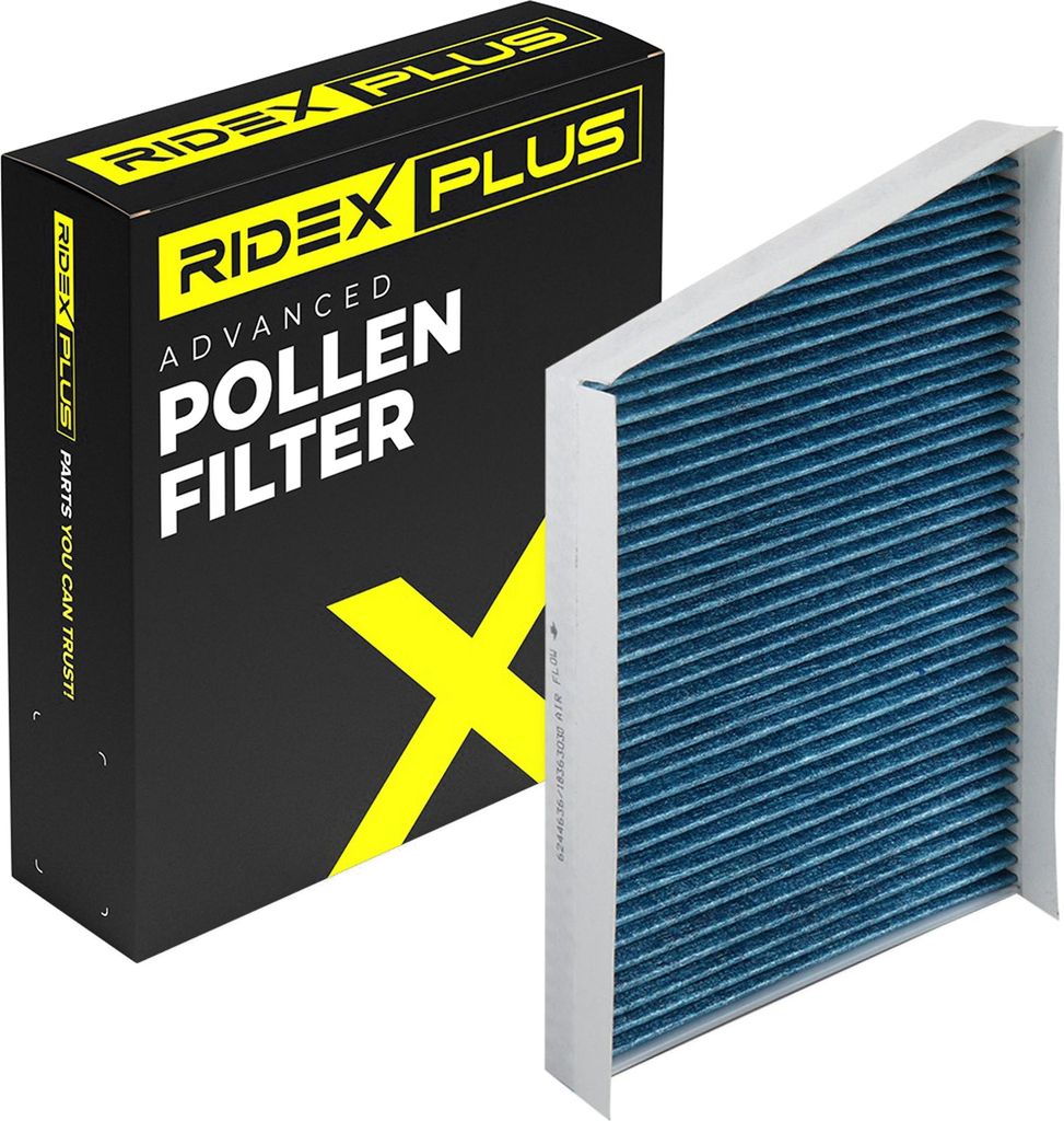 RIDEX PLUS 424I0529P Innenraumfilter Pollenfilter passend für MERCEDES-BENZ C-Klasse Limousine (W203) Aktivkohle