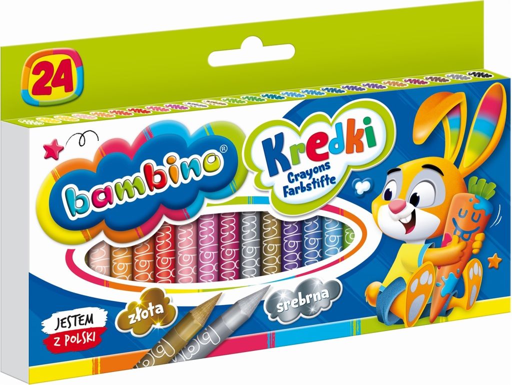 BAMBINO Graphion Crayons 24 barev Obrázek produktu 