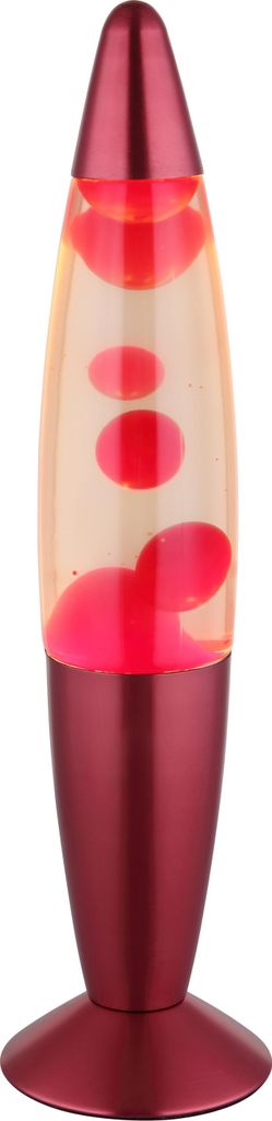 GLOBO Lighting Lavaleuchte LED BUBBLE rot DH 8.80x34 cm rot