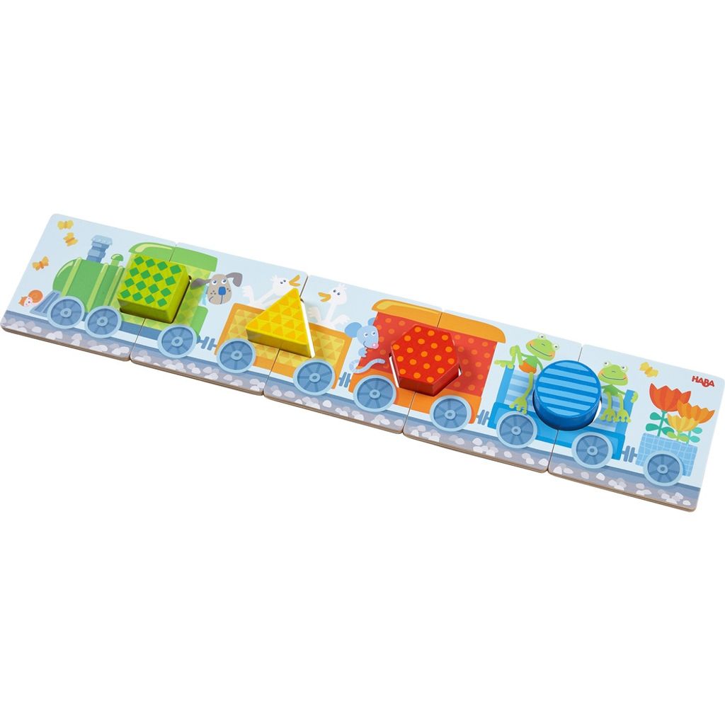 Haba 303366 Zuordnungsspiel Bunter Tier-Express