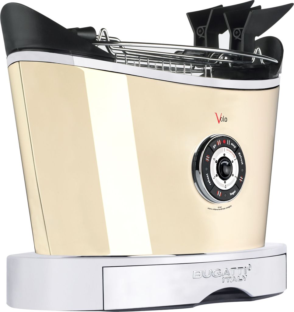 Bugatti Italy 13-VOLOC, 2 Scheibe(n), Cremefarben, Edelstahl, Tasten, Volo, 930 W, 230 - 240 V