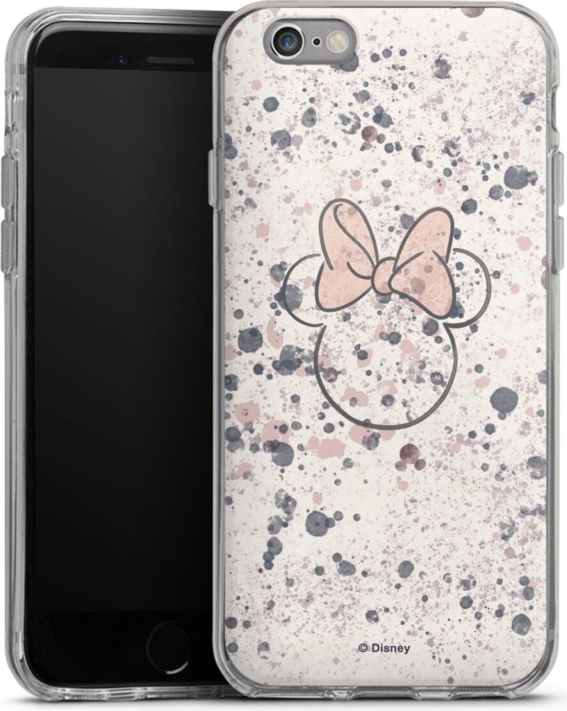 DeinDesign Handyhülle für Apple iPhone 6s Silikon Hülle Case Smartphone Schutzhülle Disney Minnie Mouse Wasserfarbe